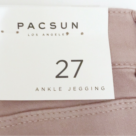 PacSun Super Stretch Raw Uncut Hem Ankle Jegging - Picture 5 of 6
